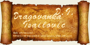 Dragovanka Isailović vizit kartica